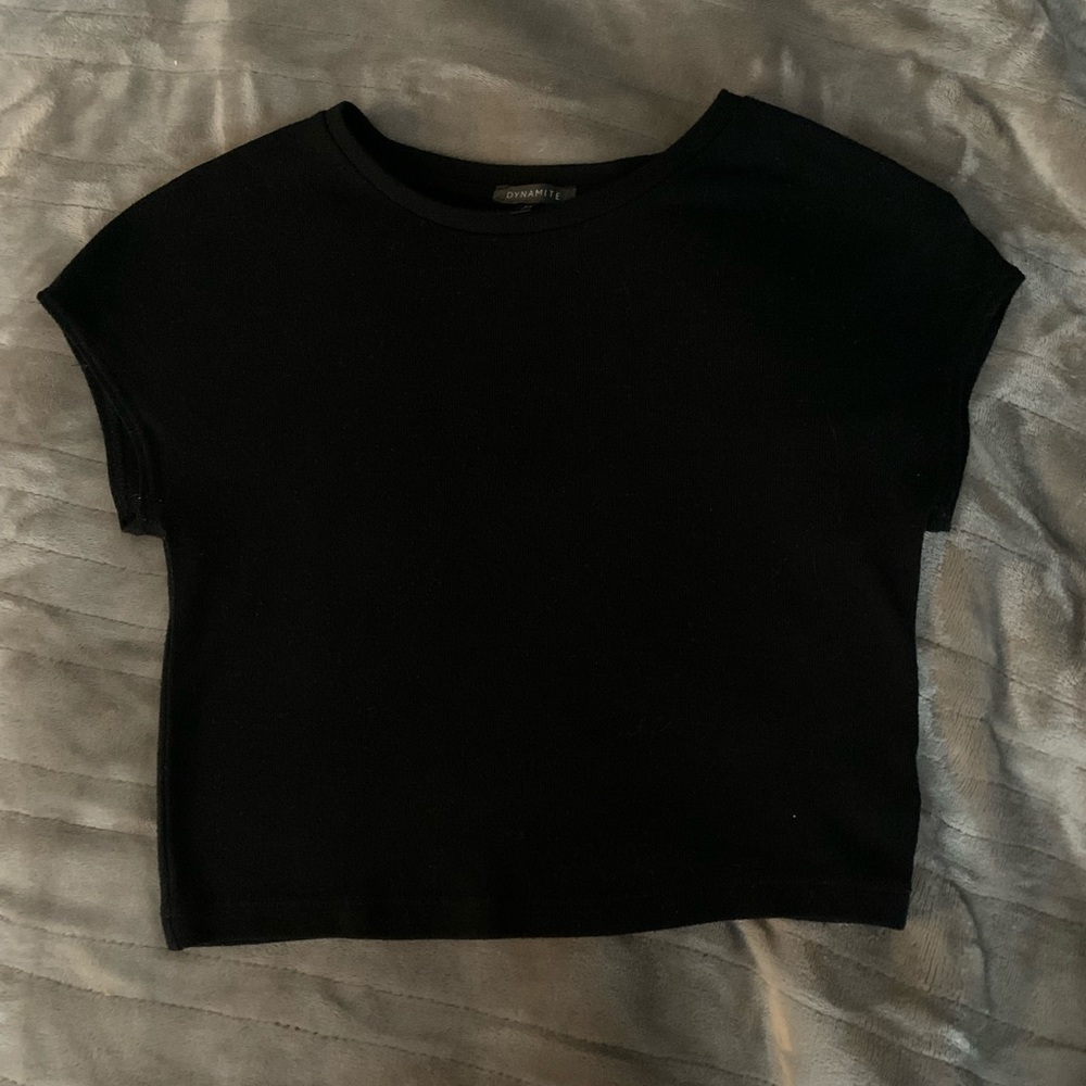 Black Crop Top - Picture 1 of 1